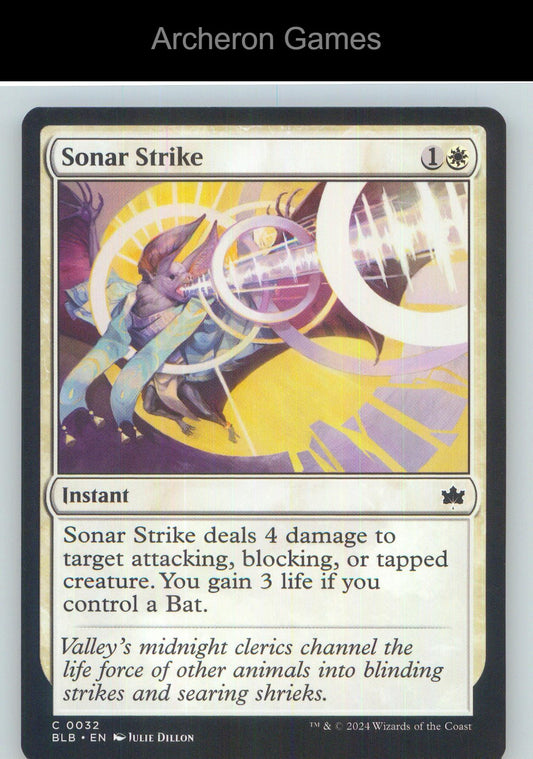 Sonar Strike BLB 32 C MTG Card NM/EX+