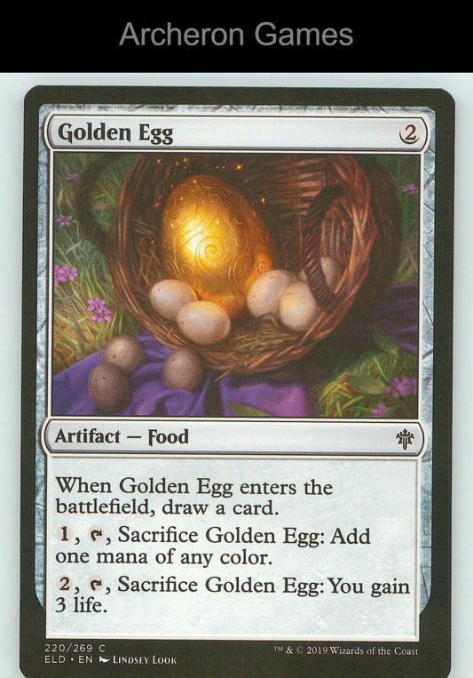 Golden Egg ELD 220 C MTG Card NM/EX+