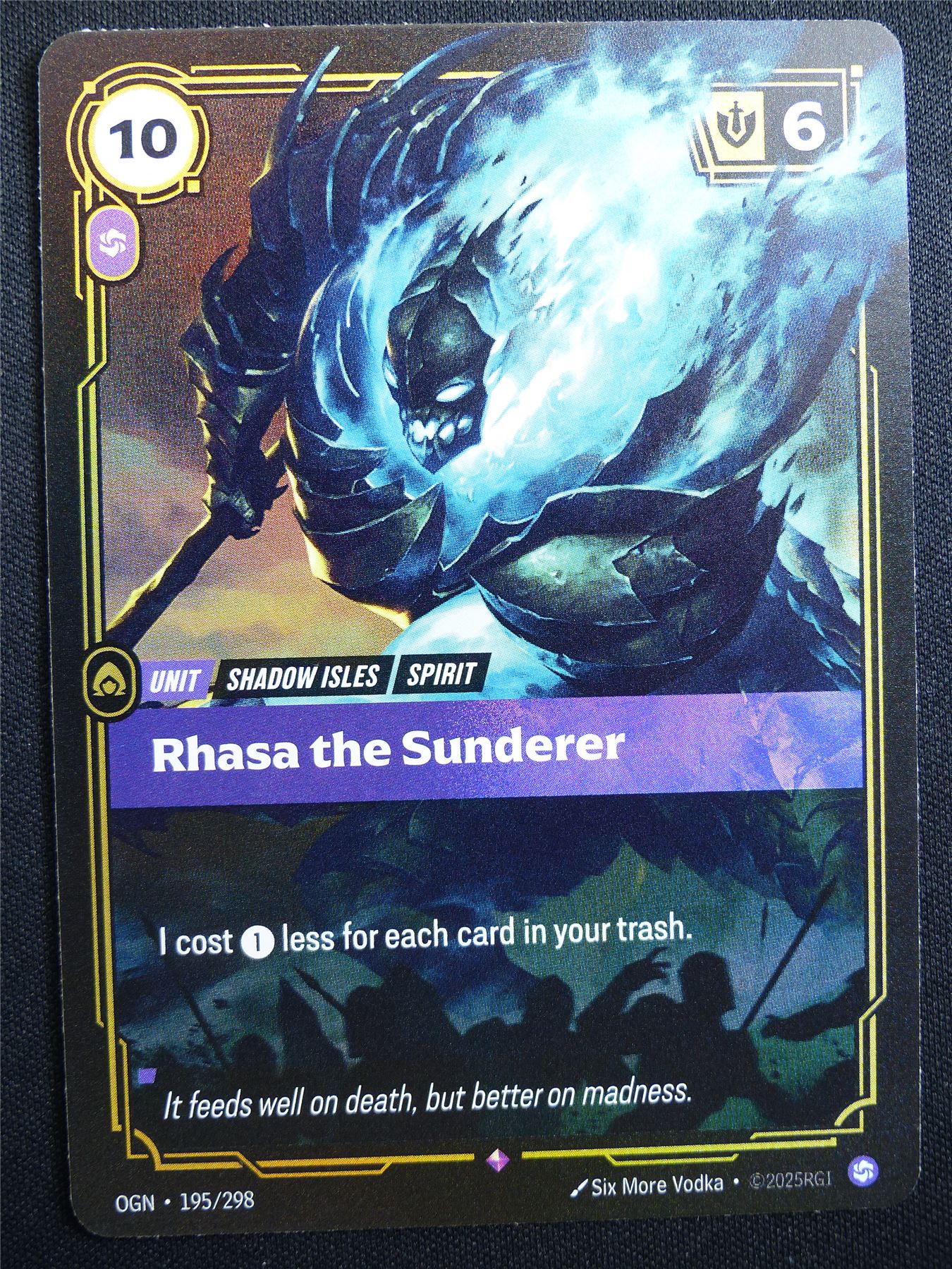 Rhasa the Sunderer 195/298 Rare Foil - Riftbound Card #473 – Archeron