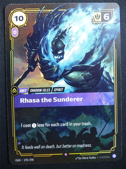 Rhasa the Sunderer 195/298 Rare Foil - Riftbound Card #473