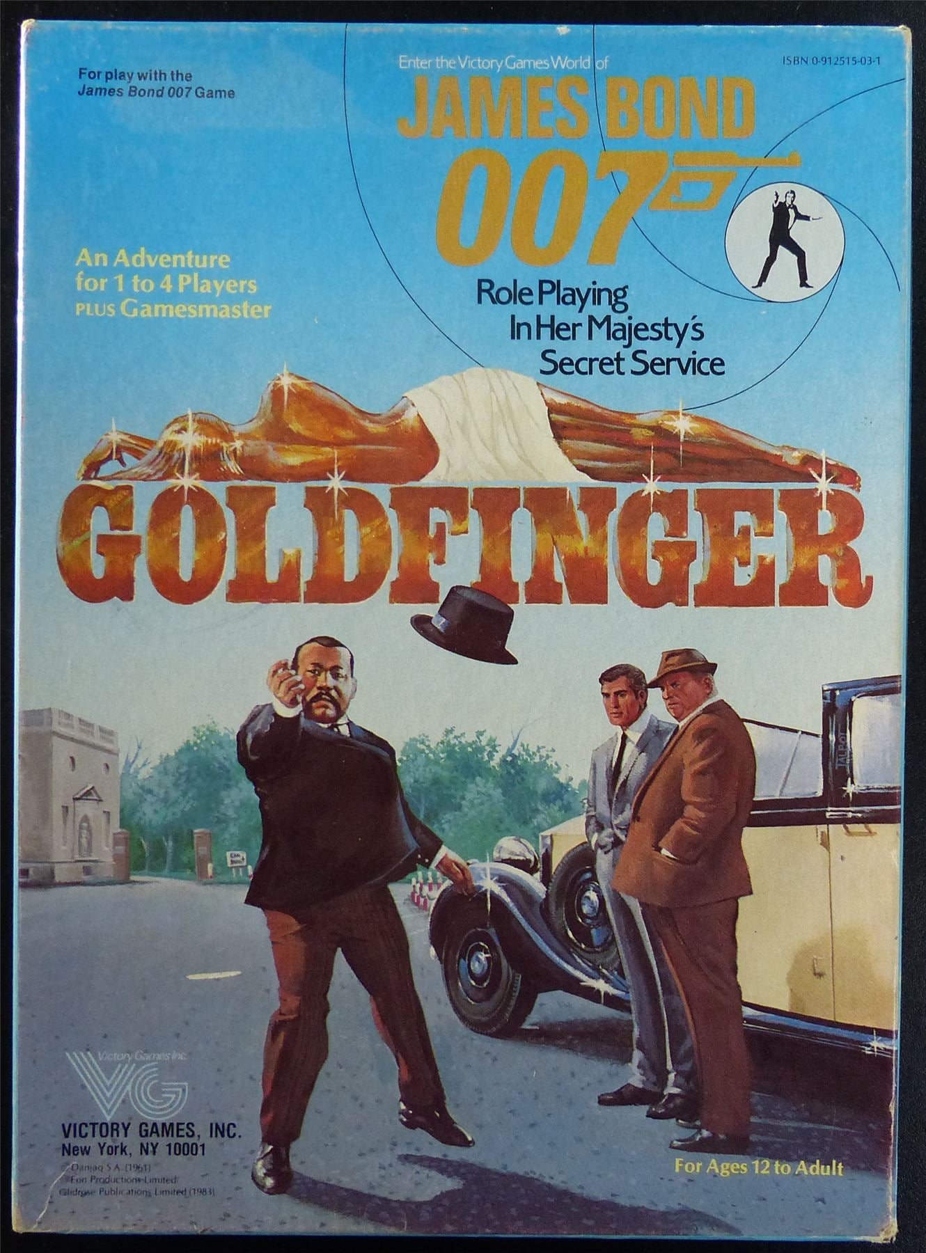 James Bond 007 Roleplaying Game: Goldfinger OOP - Victory Games #228