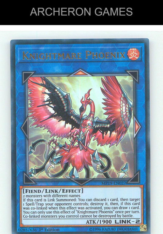 Knightmare Phoenix Ultra Rare YUGIOH Card Unlimited
