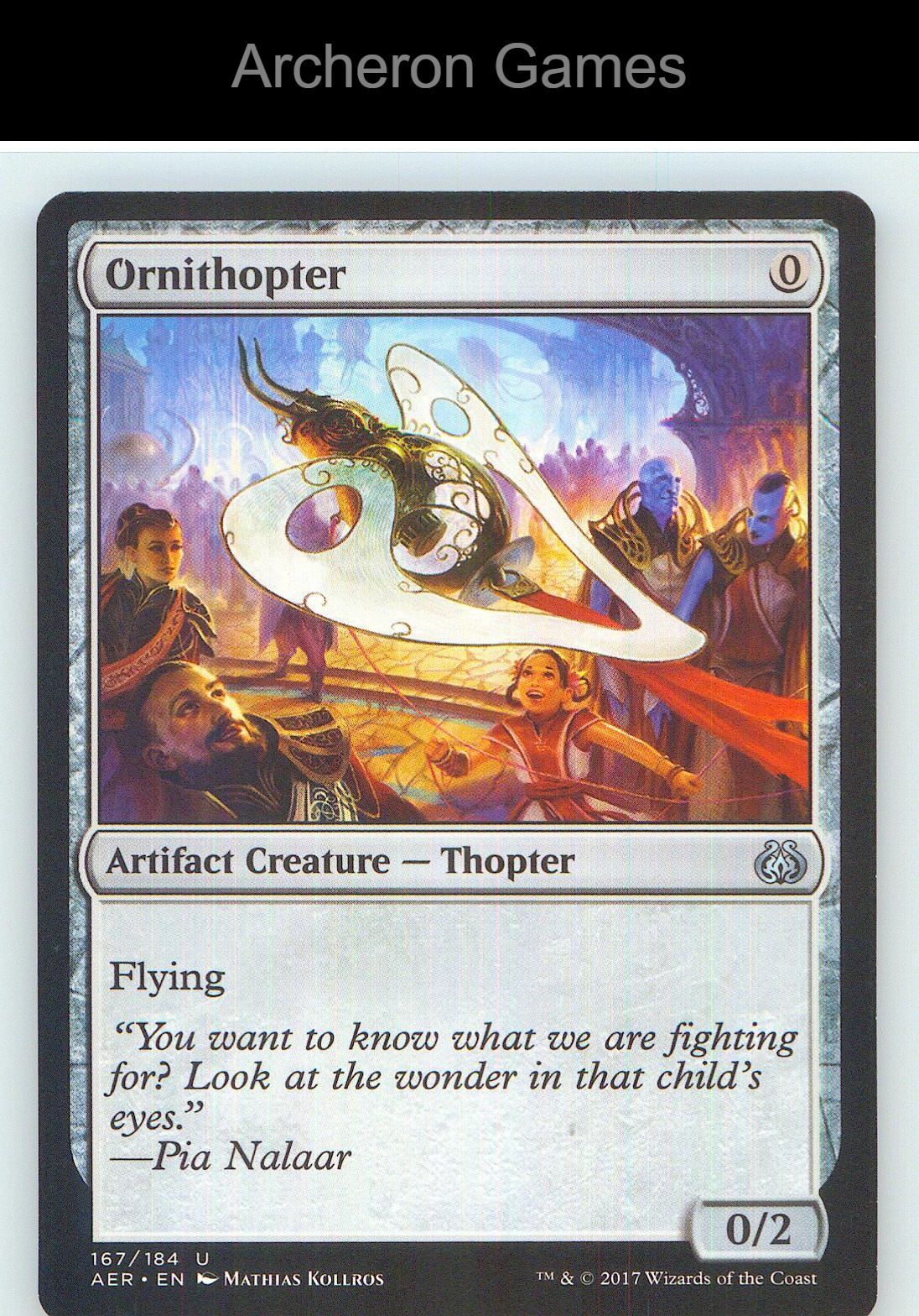 Ornithopter AER 167 UC MTG Card NM/EX+