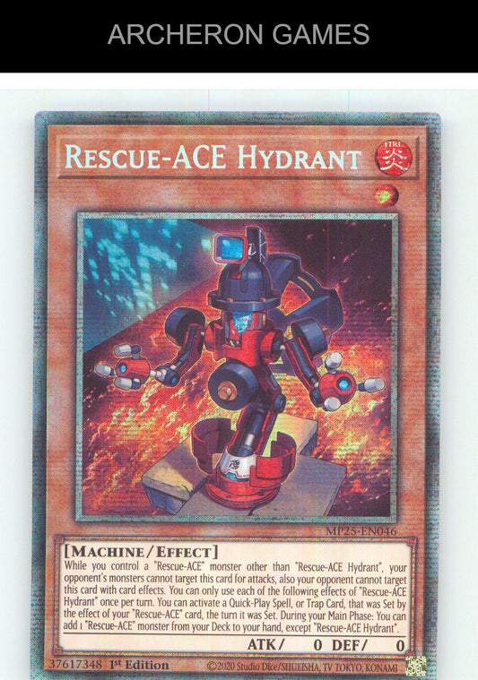 Rescue-ACE Hydrant Starlight Rare YUGIOH Card 1st Edition