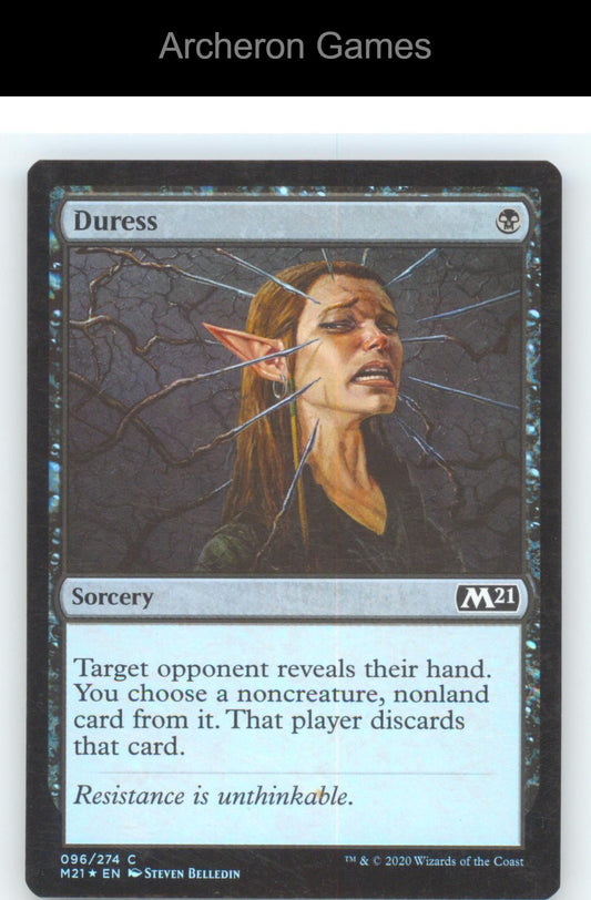 Duress M21 96 C MTG Card Core Set 2021 Foil