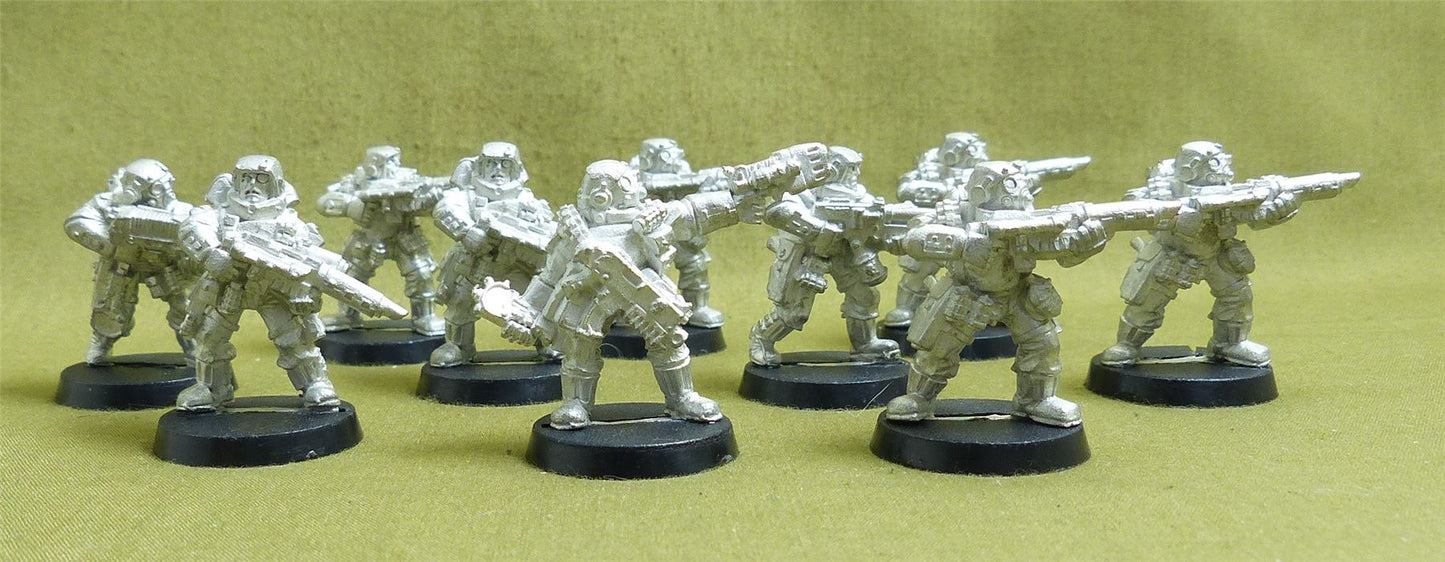 Inquisitorial Stormtroopers Squad Classic Metal - Imperial Guard - Warhammer 40K #TL