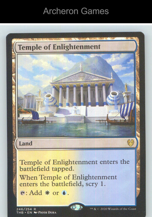 Temple of Enlightenment THB 246 R MTG Card NM/EX+