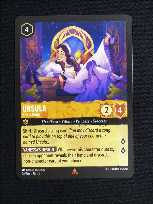 Ursula Eric's Bride 24/204 - Lorcana Card #20U