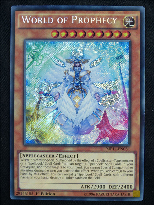 World of Prophecy MP14 Secret Rare - 1st ed Yugioh Card #ZN