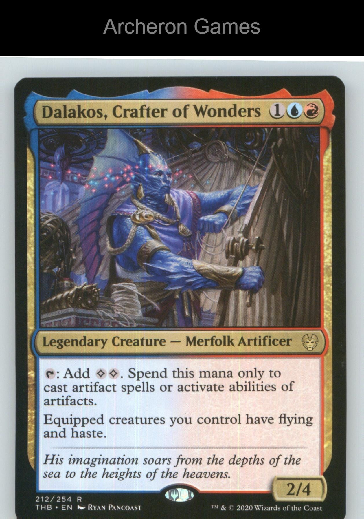 Dalakos, Crafter of Wonders THB 212 R MTG Card NM/EX+