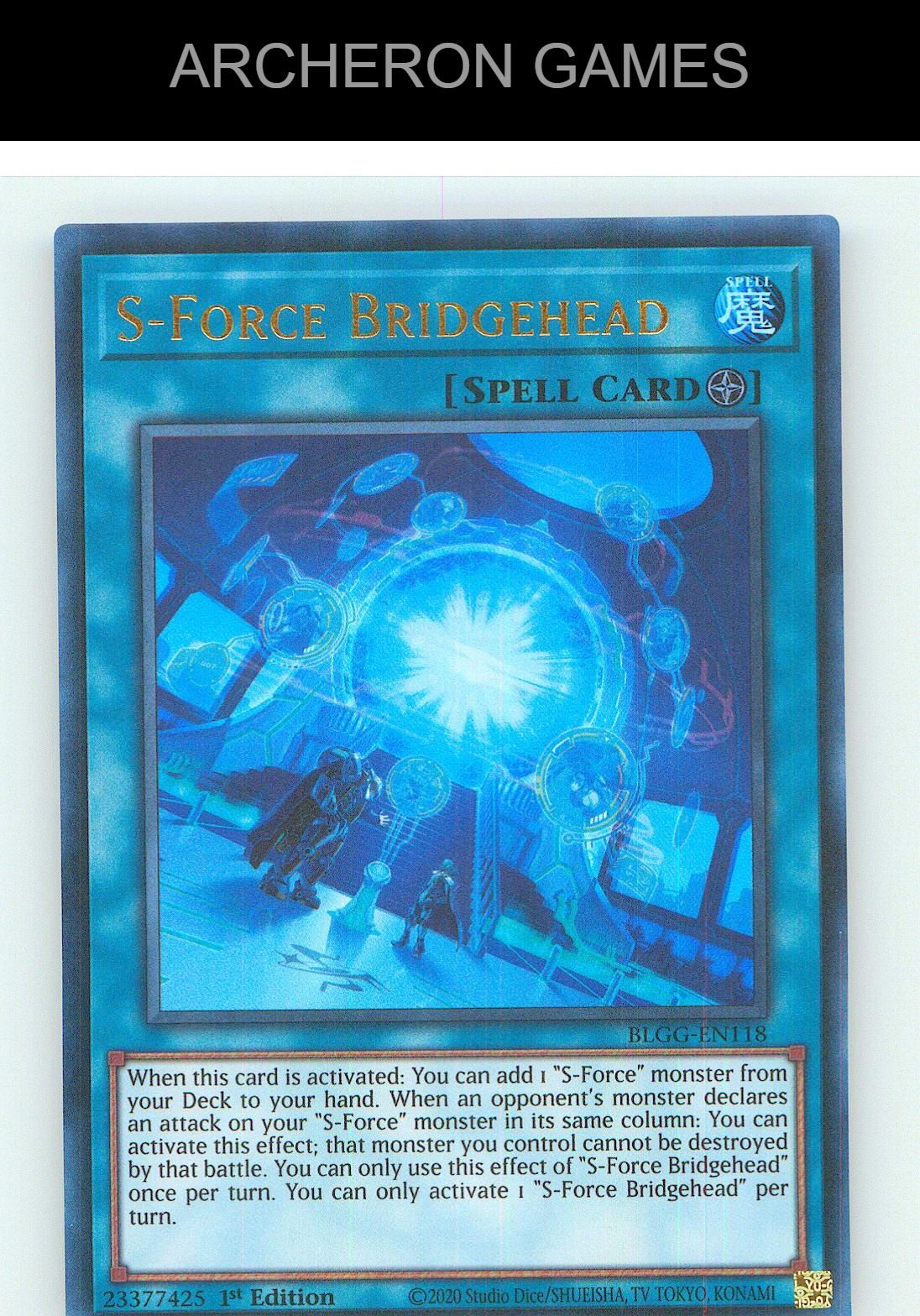 S-Force Bridgehead Ultra Rare YUGIOH Card 1st Edition