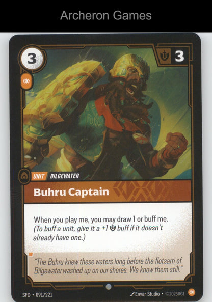 Buhru Captain SFD 091/221 C  Card Spiritforged