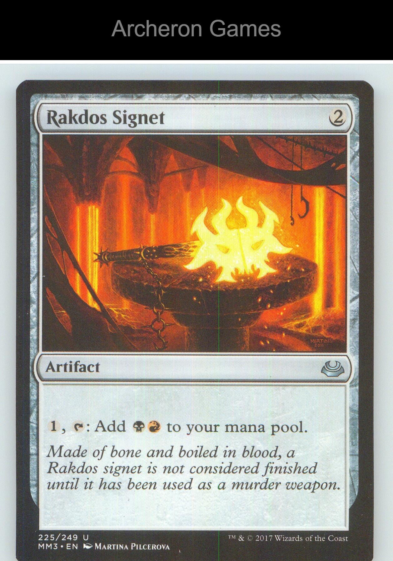 Rakdos Signet MM3 225 UC MTG Card NM/EX+