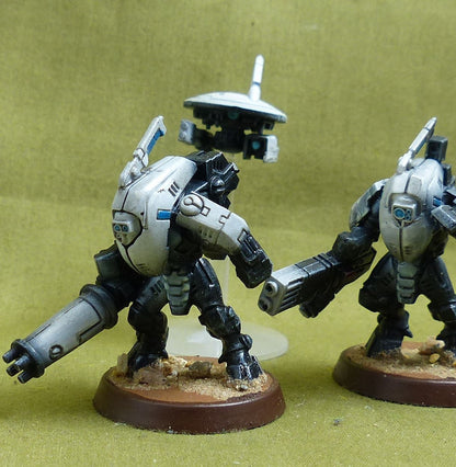 Stealth Battlesuits painted - Tau Empire - Warhammer 40K #2YF