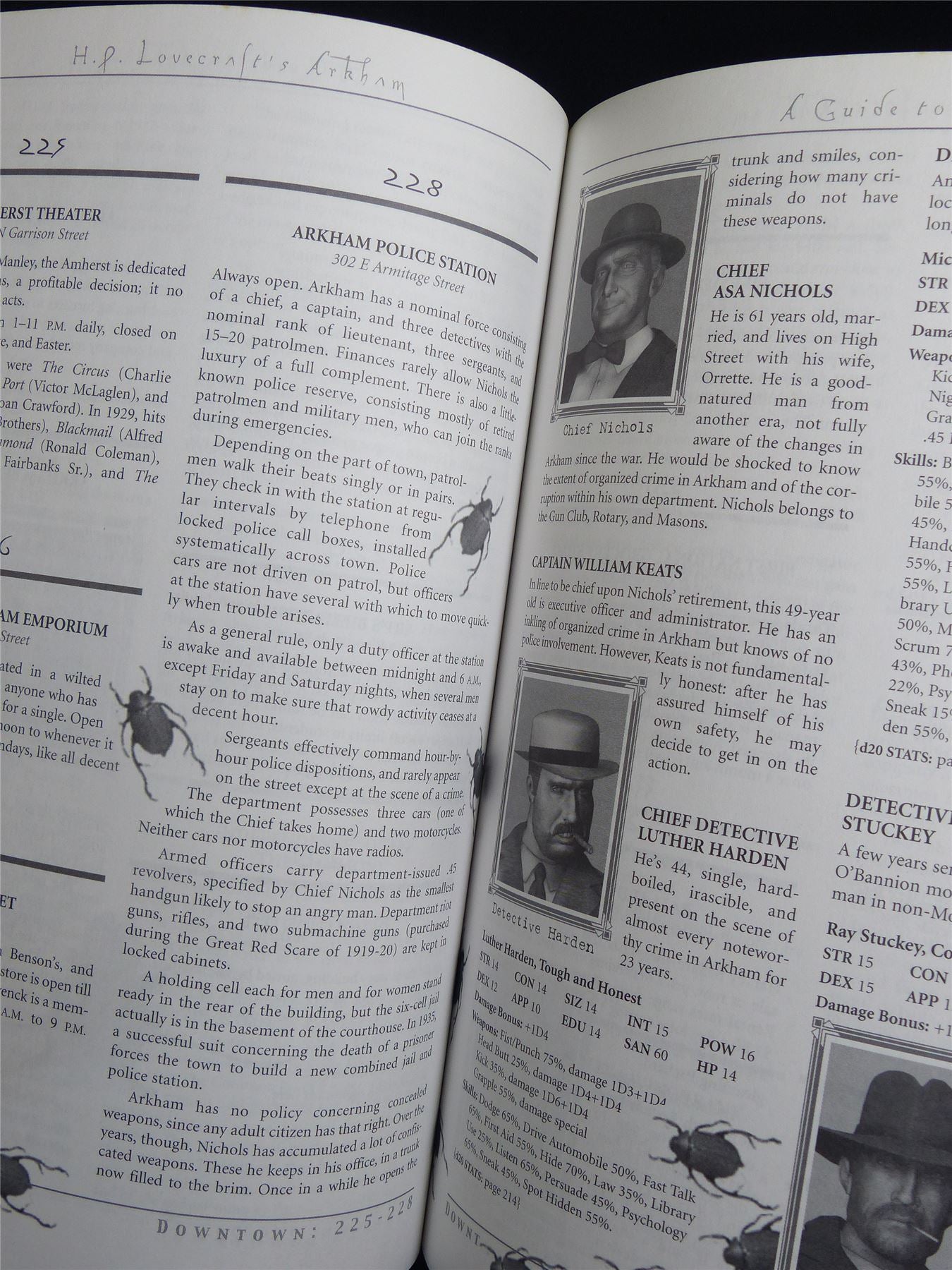 Call of Cthulhu: Arkham Unveiling the Legend-Haunted City -  Roleplaying Softback #2MC
