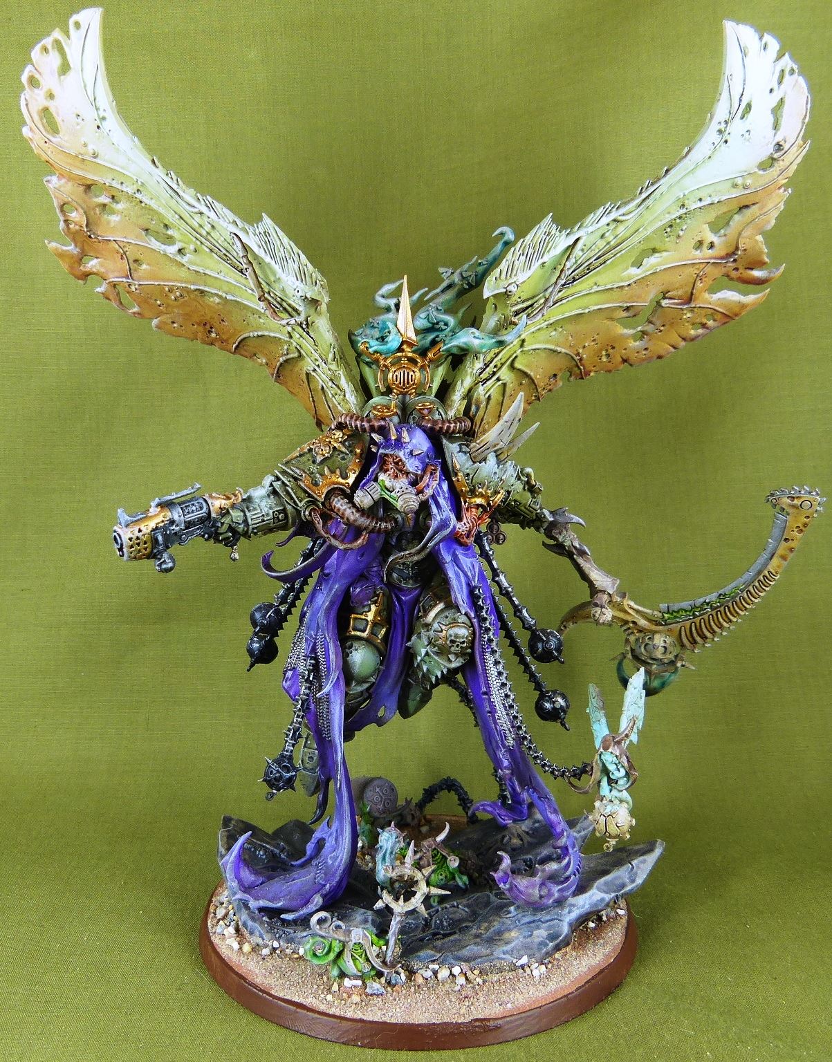 Mortarion - Death Guard - Painted - Warhammer AoS 40k #11Q