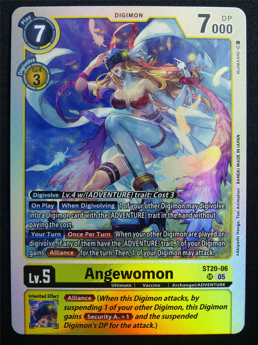 Angewomon ST20-06 SR Foil - Digimon Card #30G