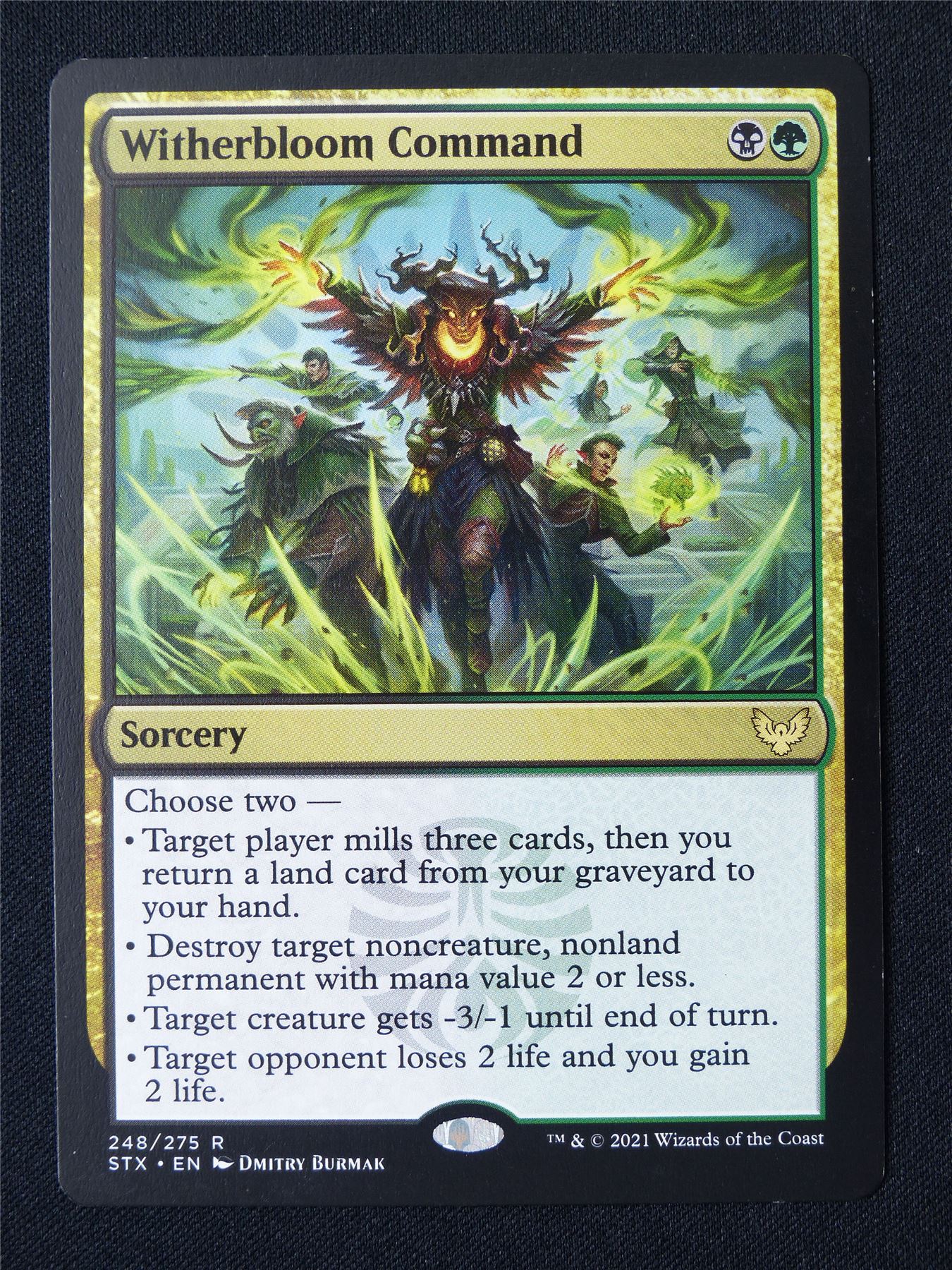 Witherbloom Command - STX - Mtg Card #33I