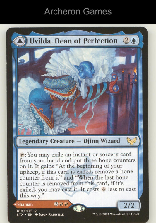 Uvilda, Dean of Perfection 160 R MTG Card Strixhaven: School of Mages