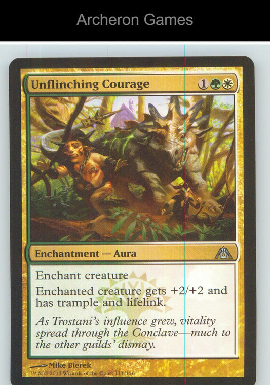 Unflinching Courage DGM 111 UC MTG Card NM/EX+