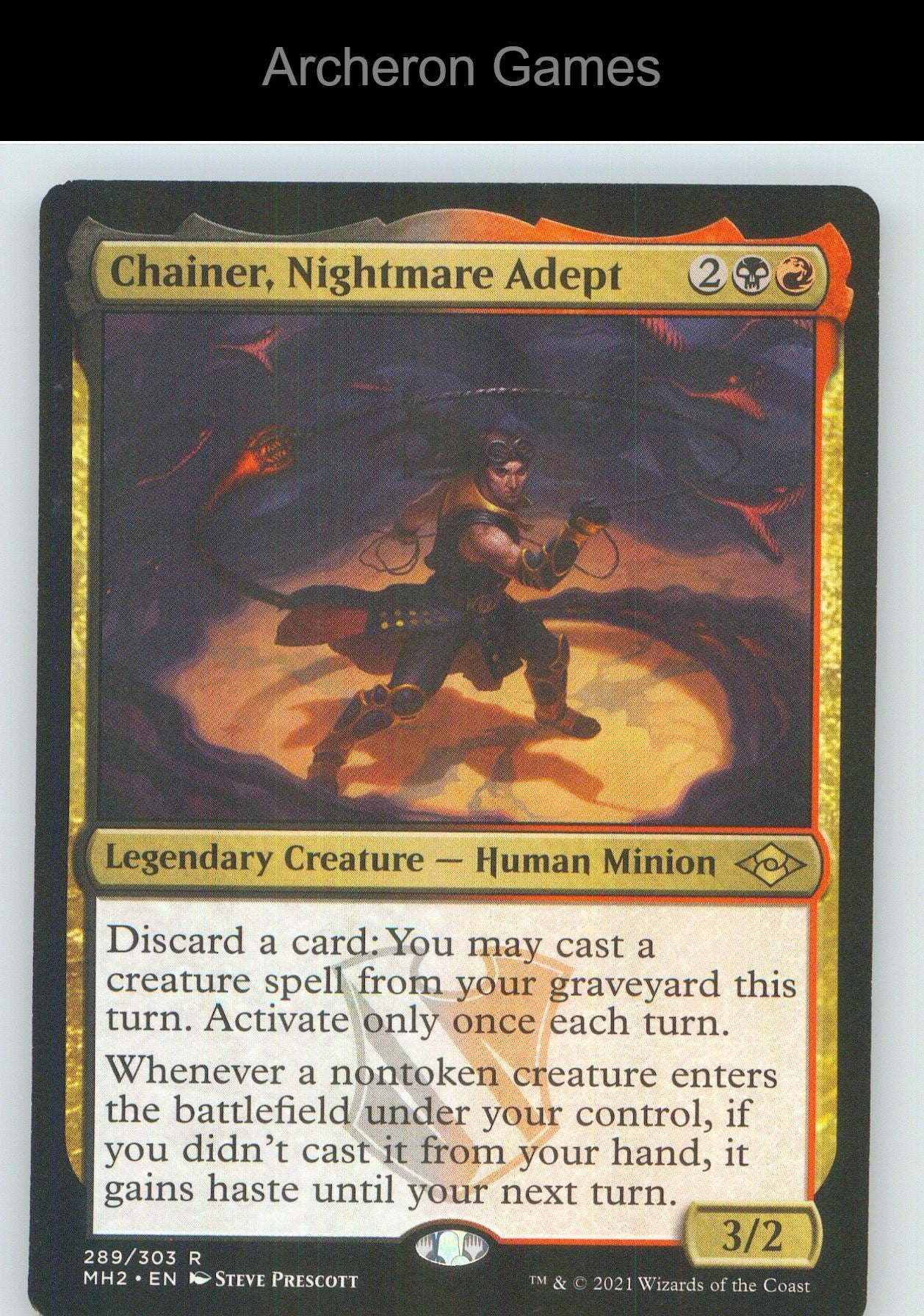 Chainer, Nightmare Adept MH2 289 R MTG Card NM/EX+