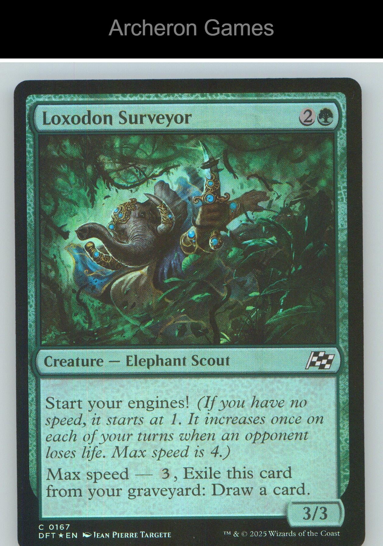 Loxodon Surveyor DFT 167 C MTG Card NM/EX+ Foil
