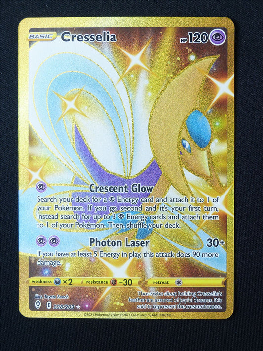 Cresselia 228/203 Textured Holo - Pokemon Card #5SY