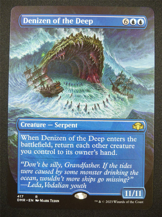Denizen of the Deep Borderless - DMR - Mtg Card #5QT