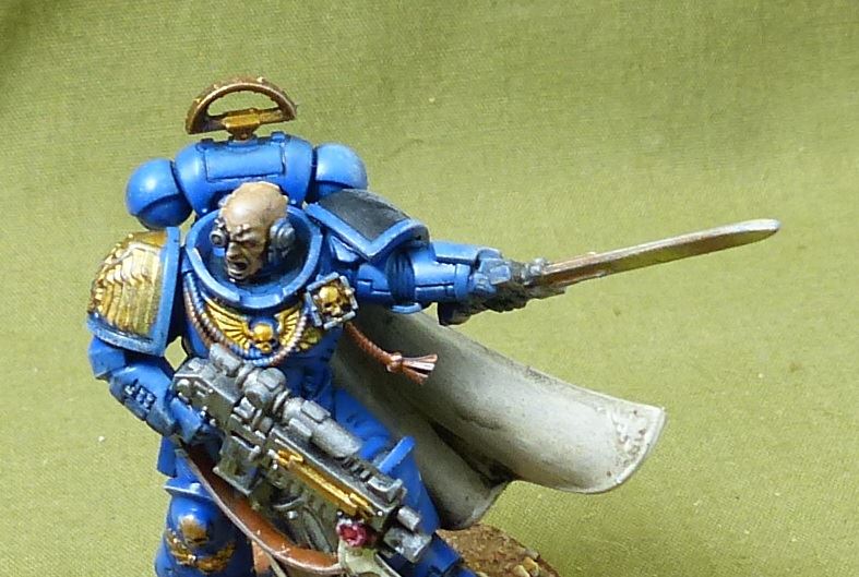 Primaris Captain painted - Space Marines - Warhammer 40K #1U3