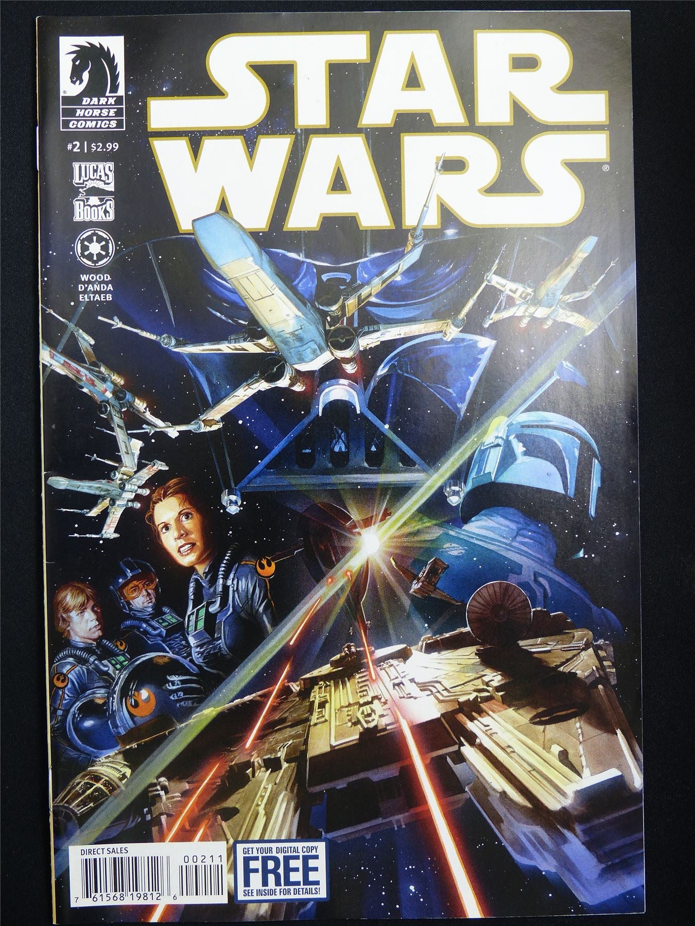 STAR Wars #2 - Dark Horse Comic #3N9
