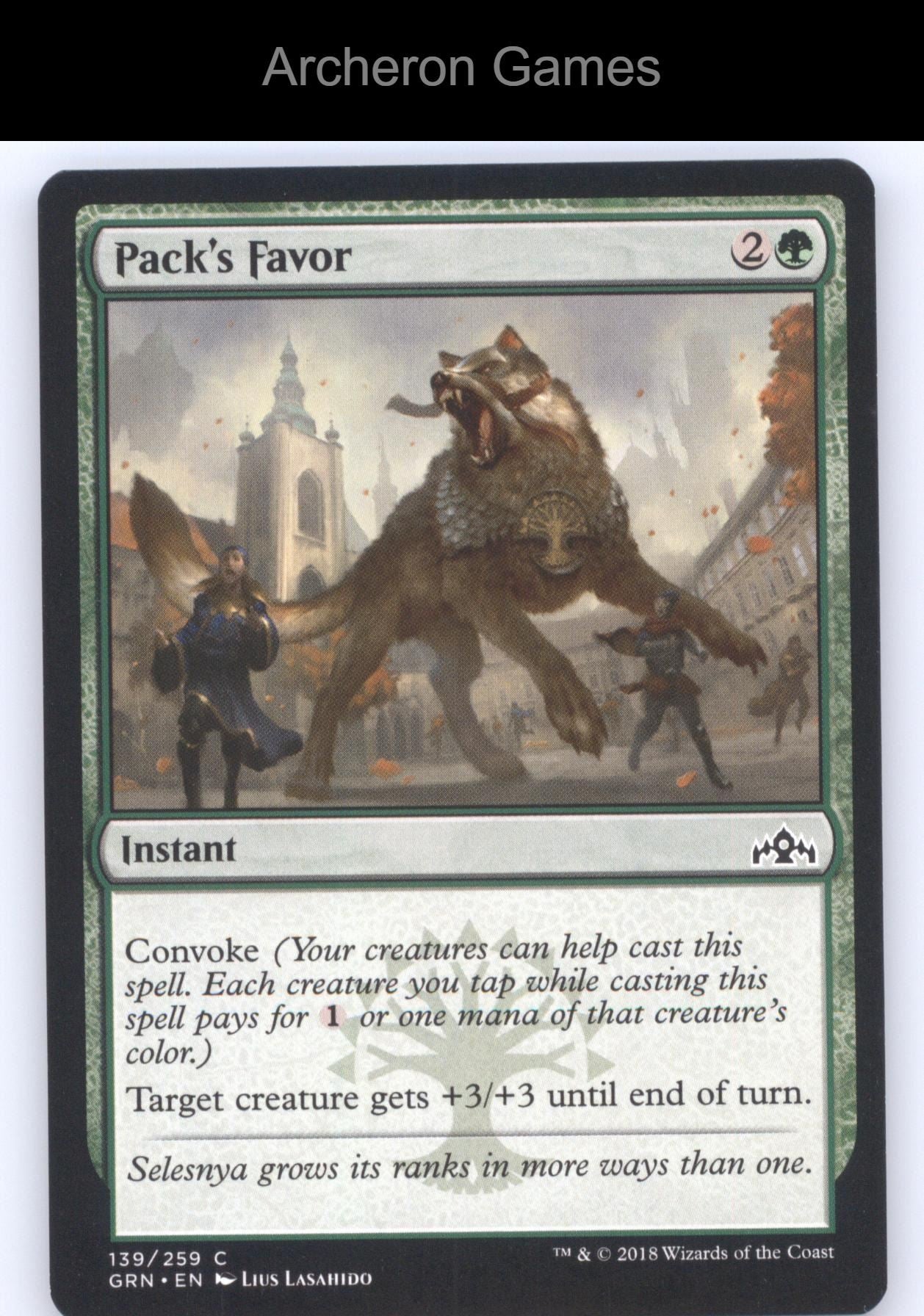 Pack's Favor 139 C MTG Card Guilds of Ravnica