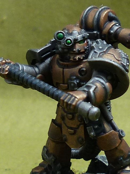 Legion Praetor with upgrades painted - Iron Hands - Warhammer Horus Heresy #2MA