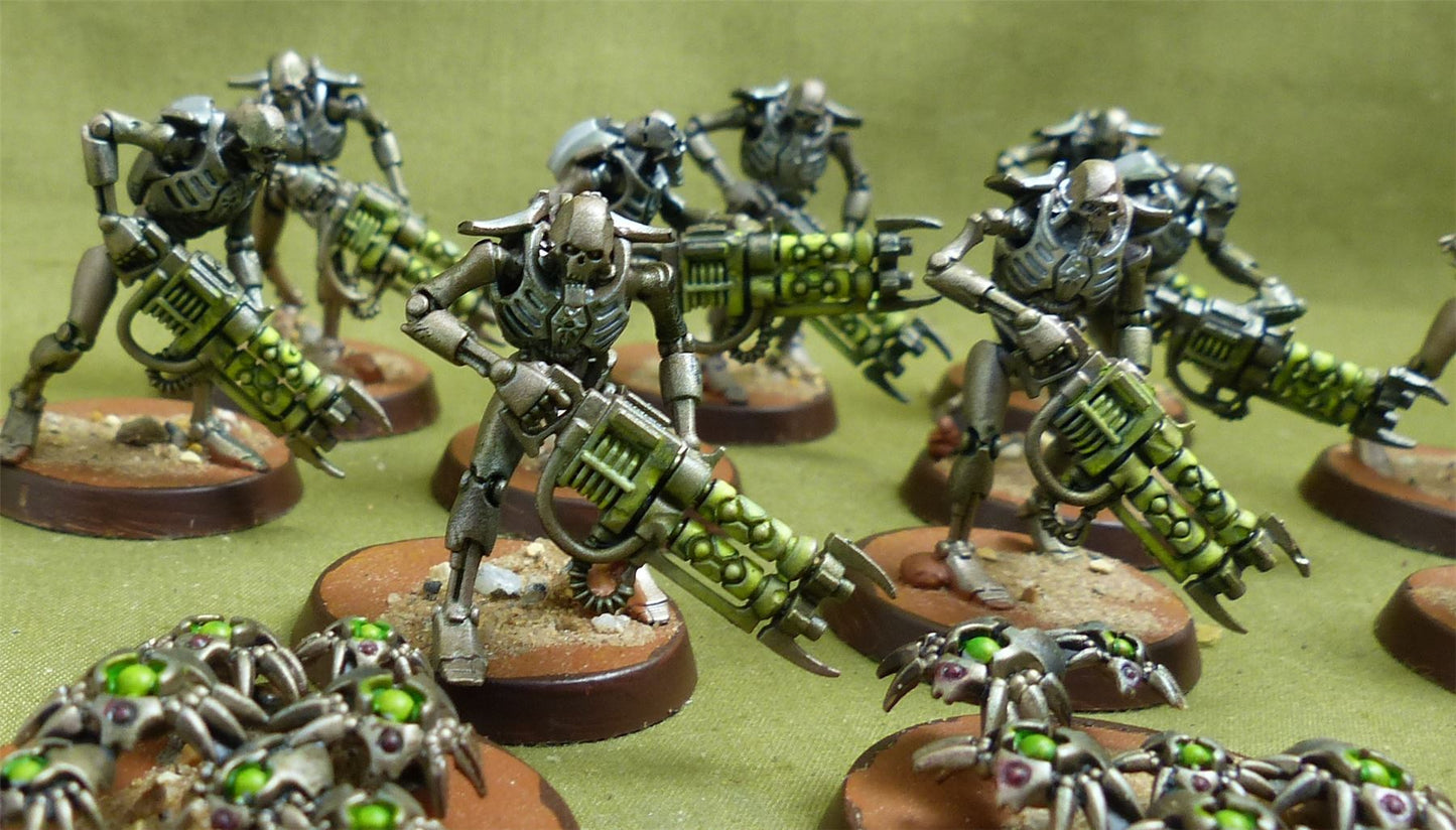 Necron Warriors painted - Necrons - Warhammer 40K #406