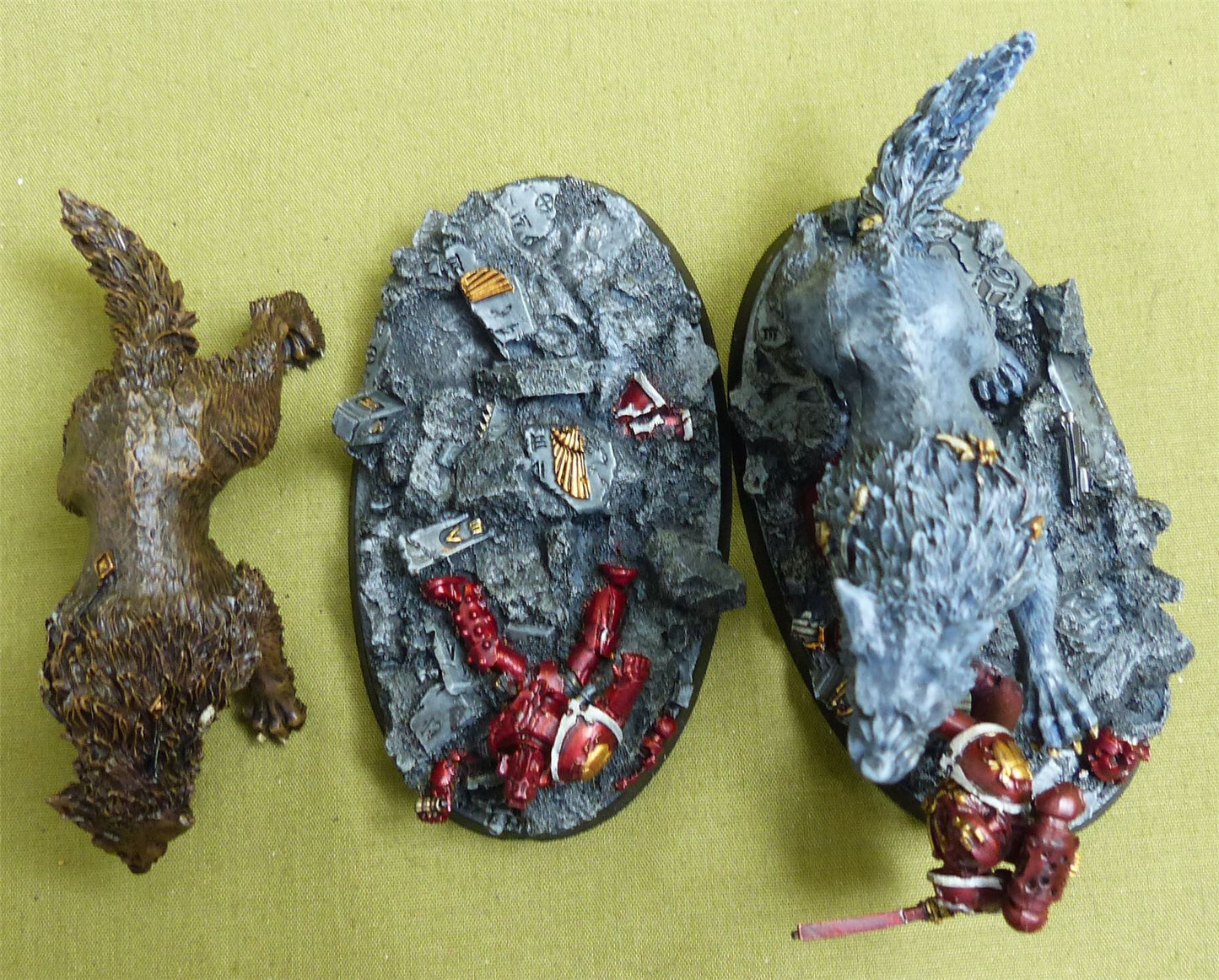 The Wolf-kin of Russ painted - Space Wolves - Warhammer Horus Heresy #4XA