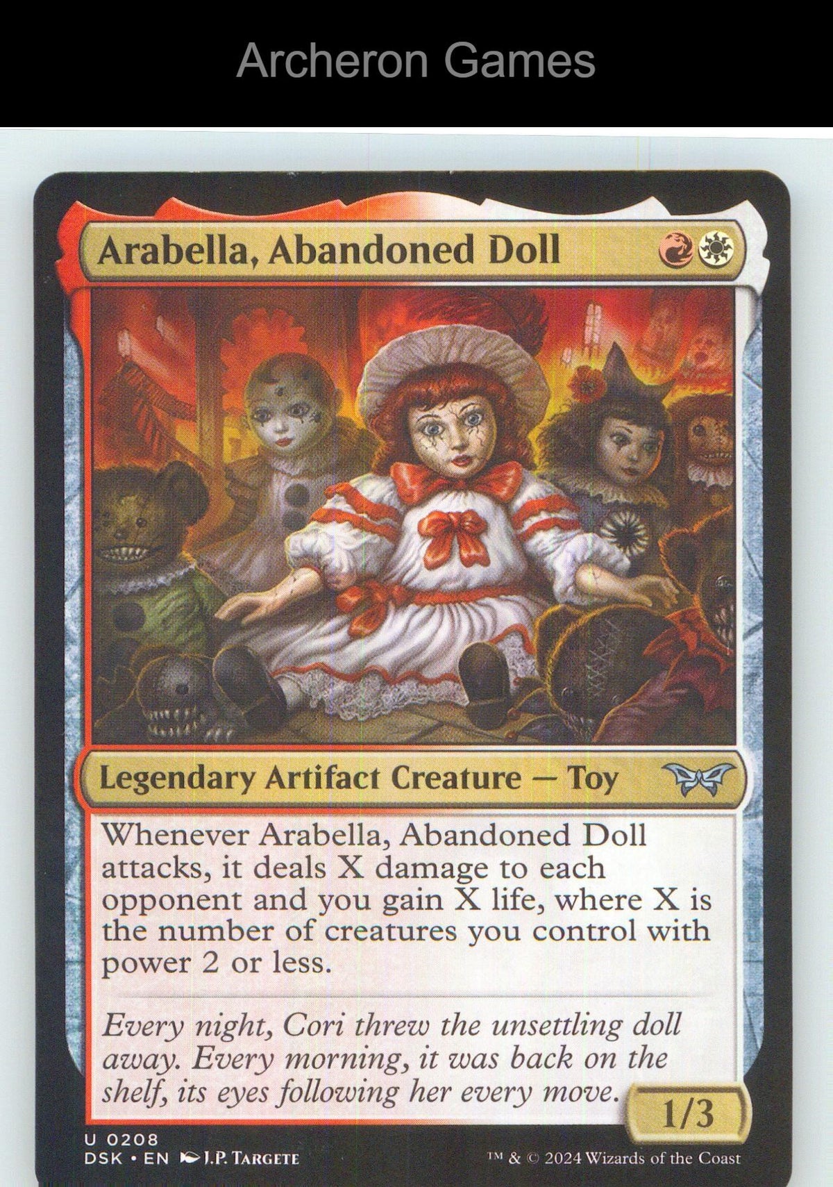 Arabella, Abandoned Doll DSK 208 UC MTG Card NM/EX+