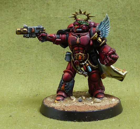 Space Marines Captain painted - Blood Angels - Warhammer 40K #5C5