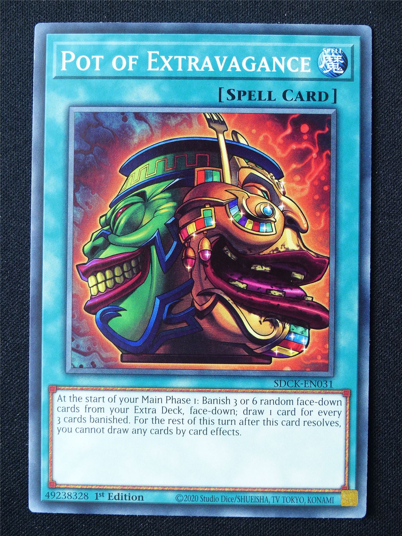 Pot of Extravagance SDCK - 1st ed Yugioh Card #7N