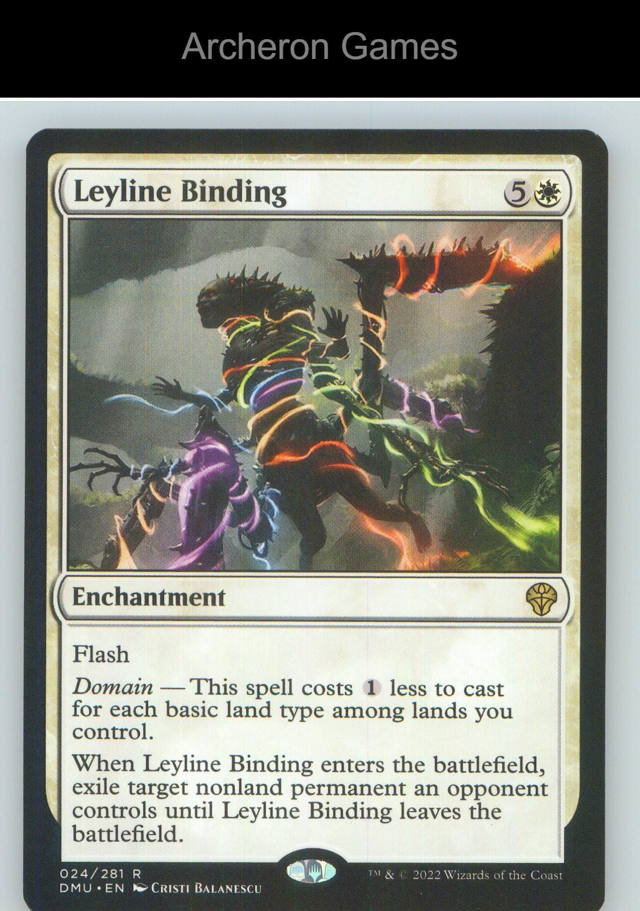 Leyline Binding DMU 24 R MTG Card NM/EX+