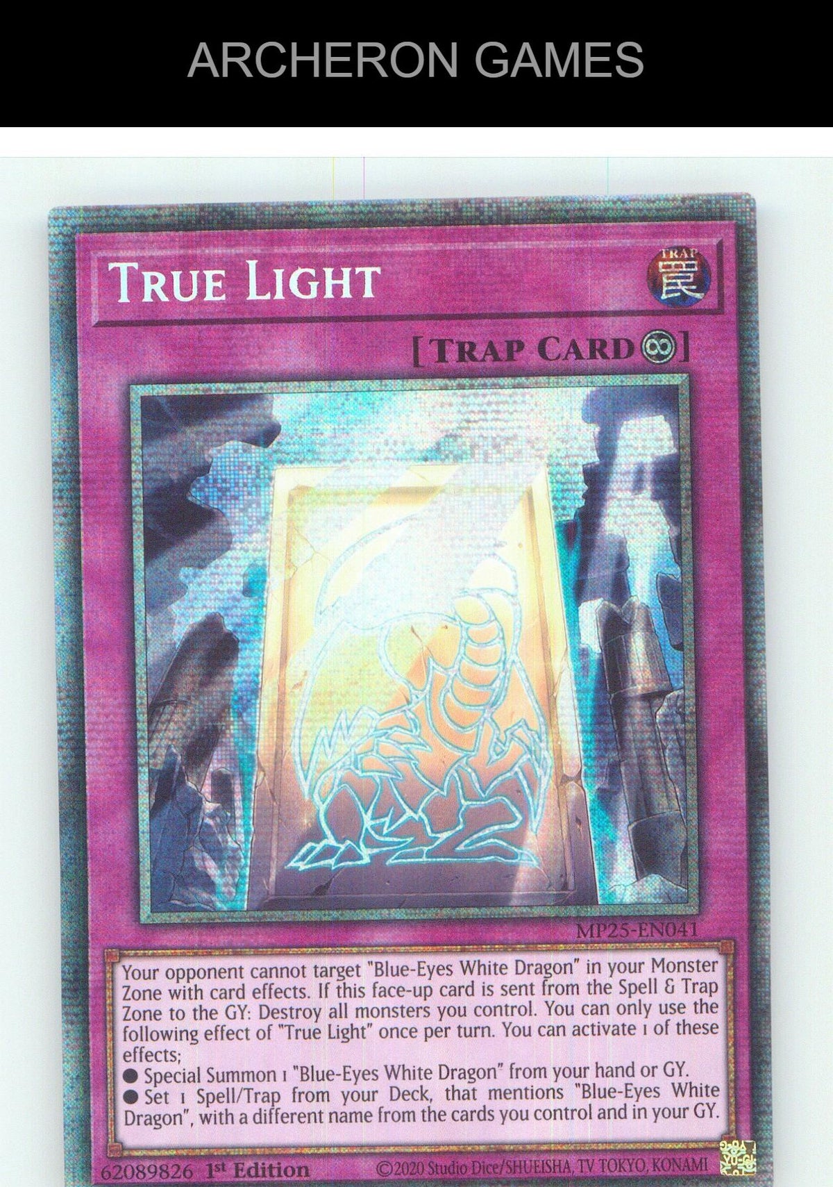 True Light Starlight Rare YUGIOH Card 1st Edition