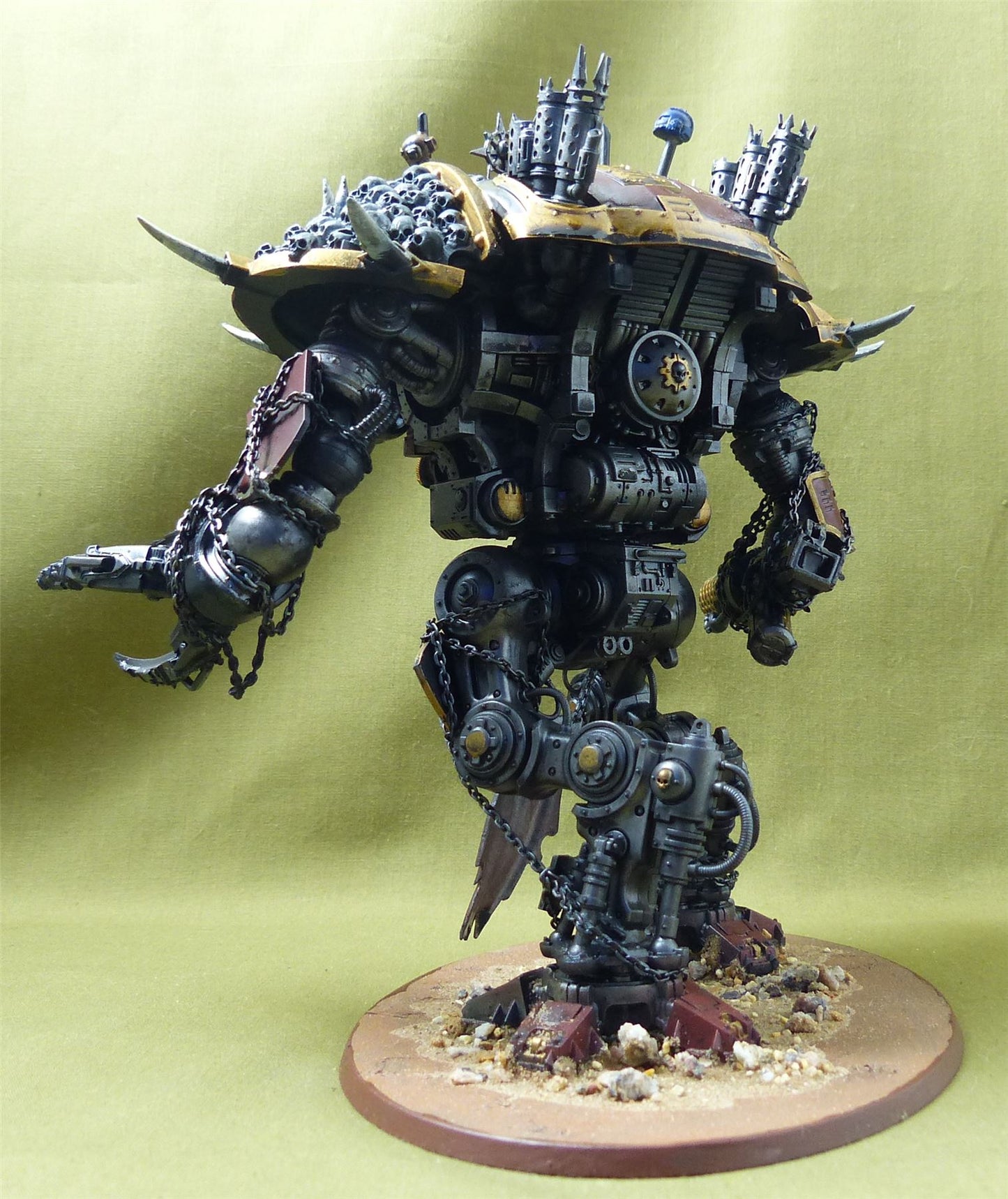 Chaos Knight with Flamer and Claw painted - Chaos Knights - Warhammer 40K #7UR