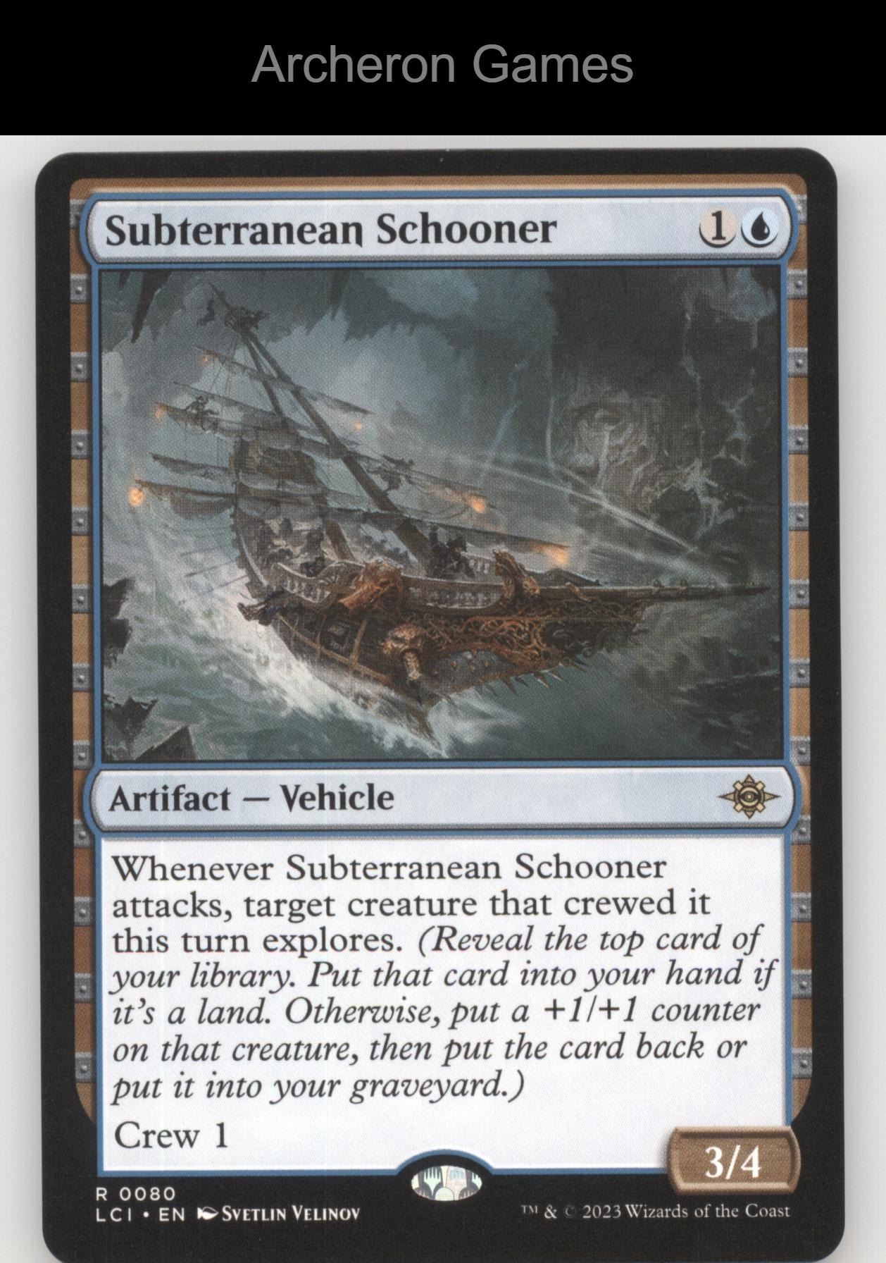 Subterranean Schooner 80 R MTG Card Promo Pack: The Lost Caverns of Ixalan