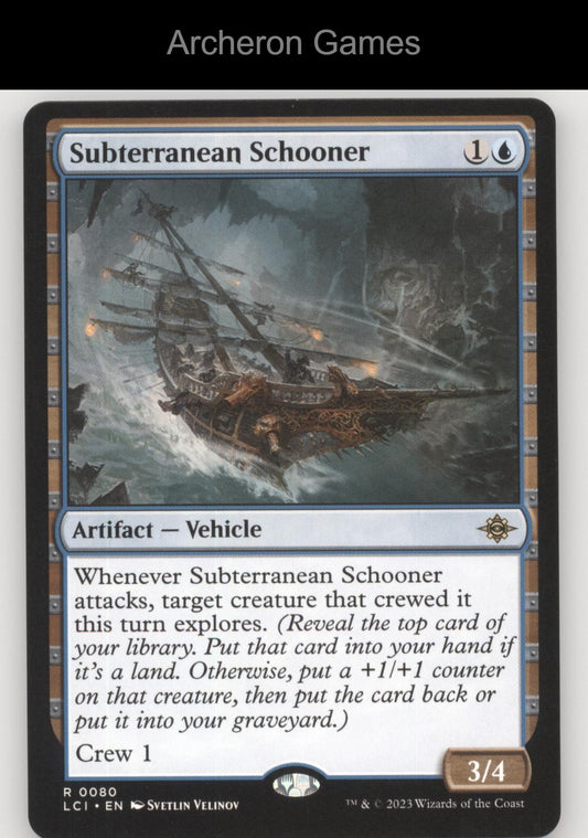 Subterranean Schooner 80 R MTG Card Promo Pack: The Lost Caverns of Ixalan