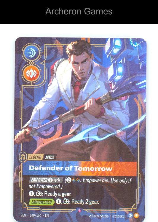 Jayce - Defender of Tomorrow VEN 149/166 R Vendetta Riftbound Card Foil