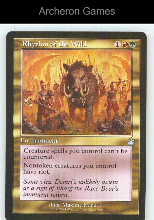 Rhythm of the Wild (Retro Frame) RVR 380 UC MTG Card NM/EX+