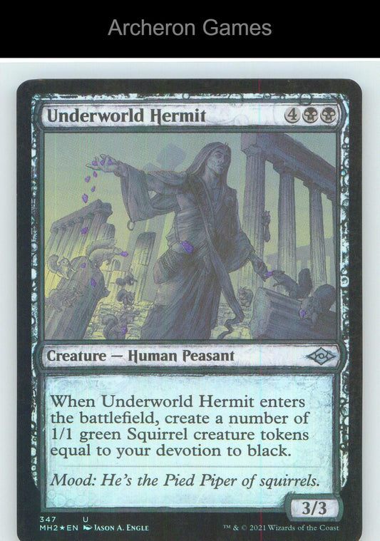 Underworld Hermit (Showcase) MH2 347 UC MTG Card NM/EX+ Foil