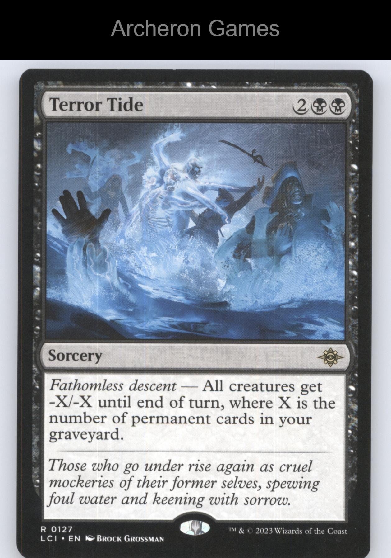 Terror Tide 127 R MTG Card Promo Pack: The Lost Caverns of Ixalan
