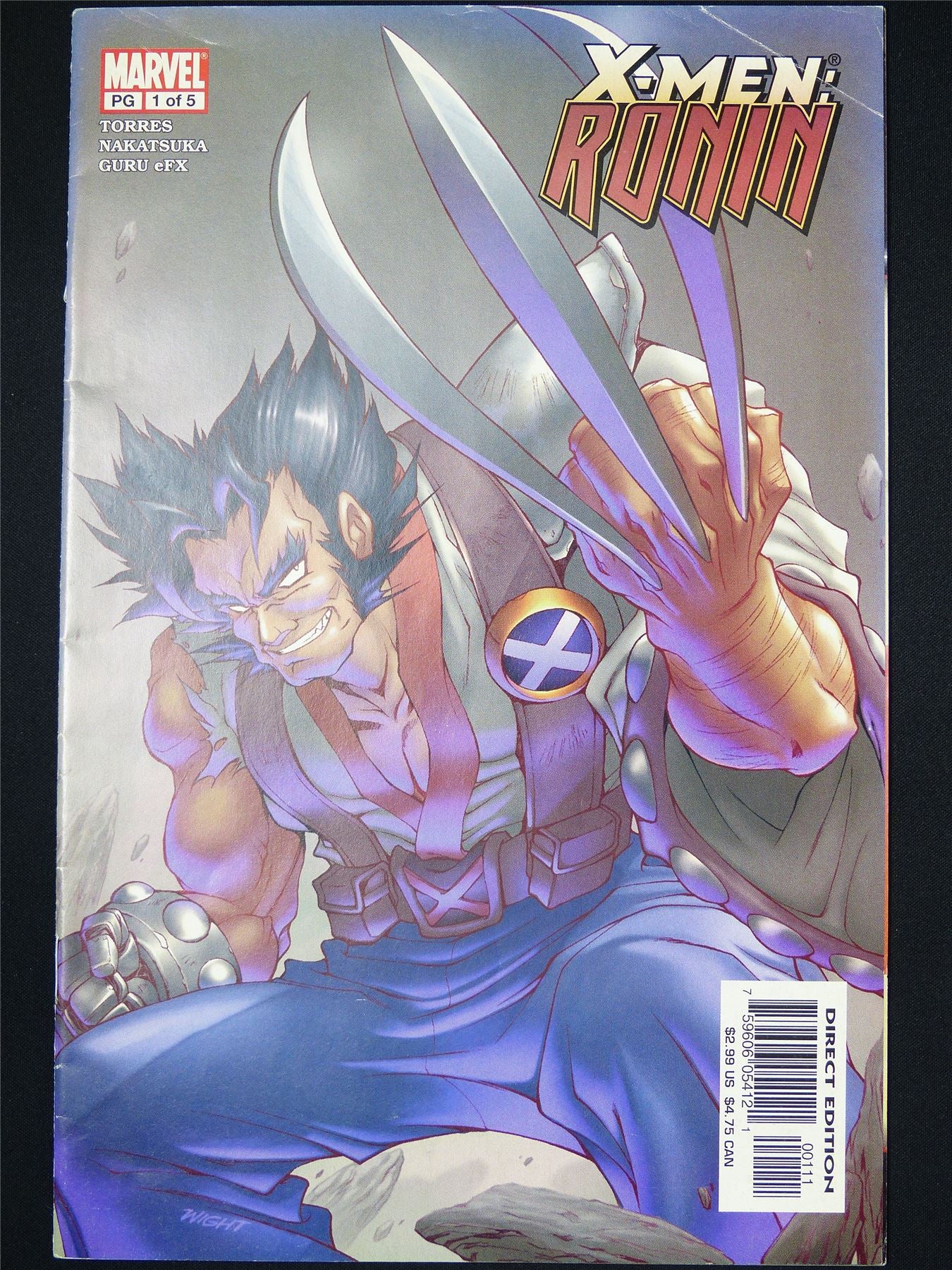 X-MEN: Ronin #1 - Marvel Comic #49J