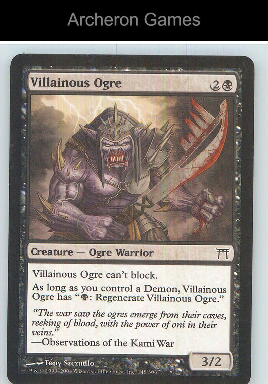 Villainous Ogre CHK 148 C MTG Card NM/EX+