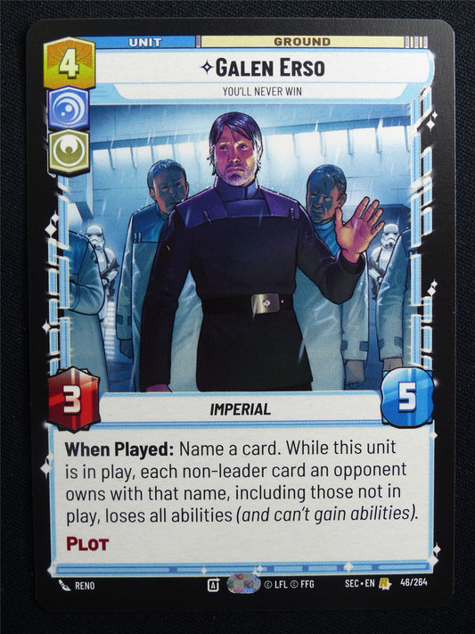 Galen Erso 46/264 - Star Wars Unlimited Card #9W