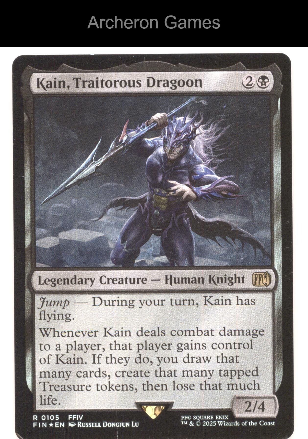 Kain, Traitorous Dragoon 105 R MTG Card FINAL FANTASY